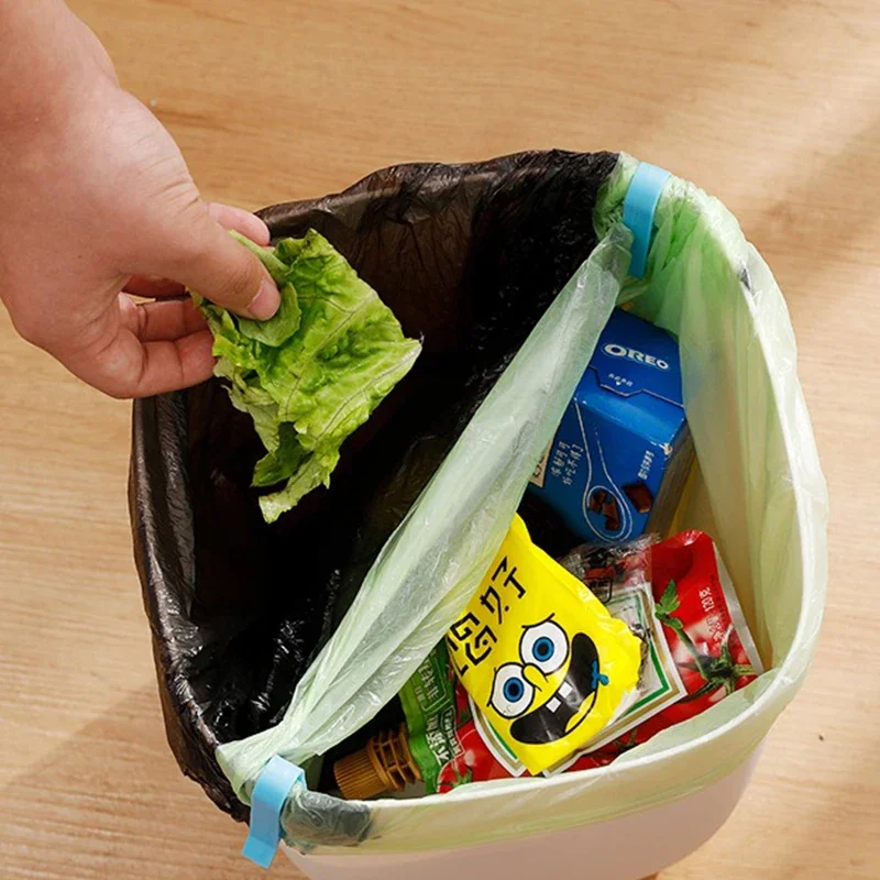 2-12Pcs Trash Bag Fixed Clip G - Commercial Kitchen Bin 评论和价格