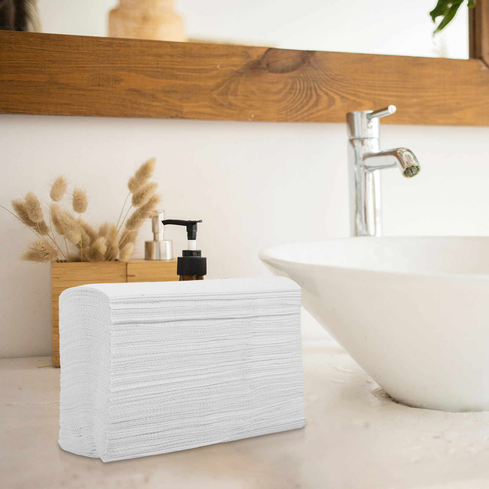 Absorbent Soft Wood Pulp Hand  - Commercial Kitchen Towels 评论和价格