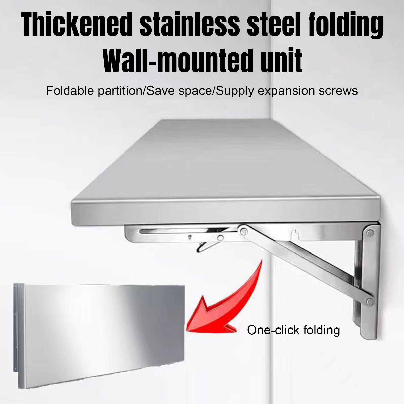 Stainless Steel Folding Storag - Commercial Kitchen Prep Table With Storage 评论和价格