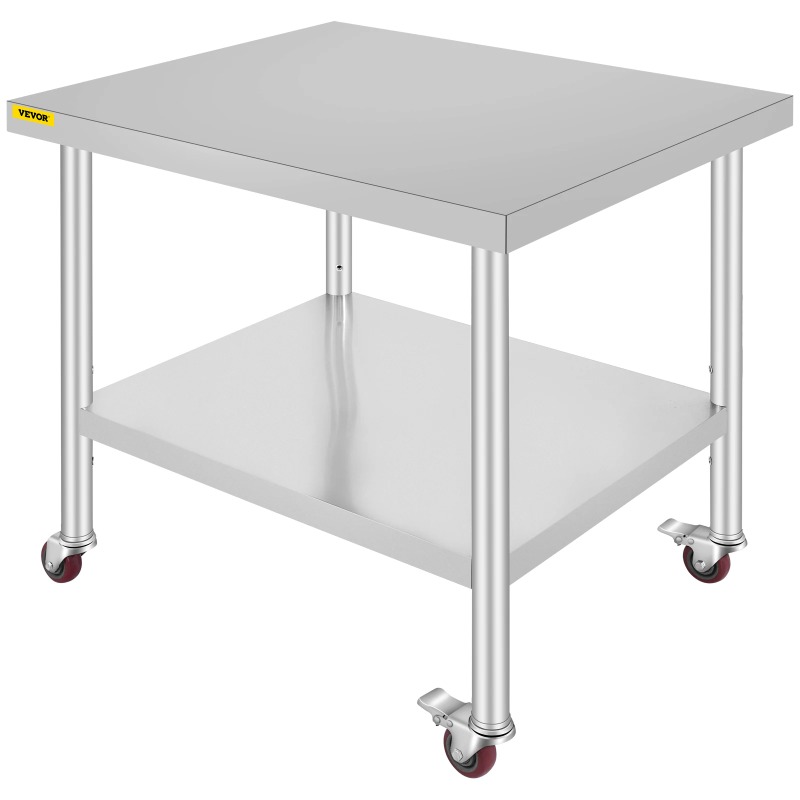 Stainless Steel Kitchen Prep T - Commercial Kitchen Prep Table With Storage 评论和价格