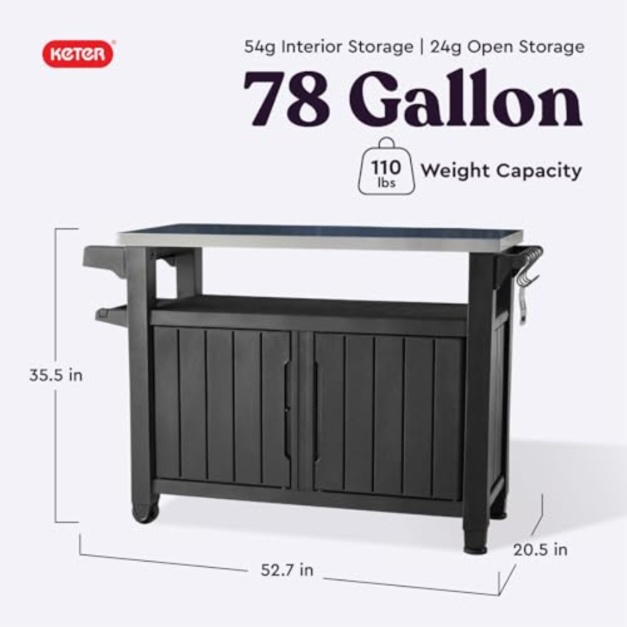 Unity XL Portable Outdoor Tabl - Commercial Kitchen Prep Table With Storage 评论和价格