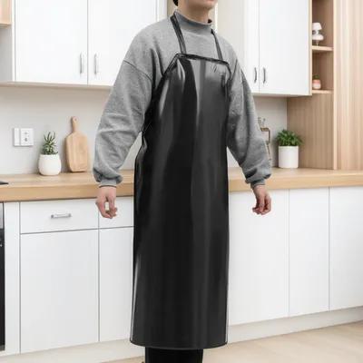 Black Heavy Duty PVC Apron 110 - Commercial Kitchen Paint 评论和价格