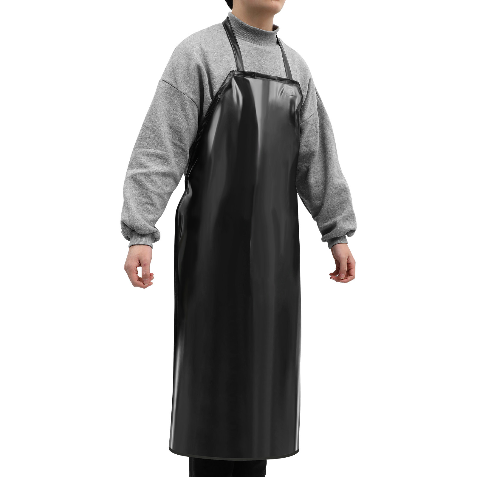 Black Heavy Duty PVC Apron 110 - Commercial Kitchen Paint 评论和价格