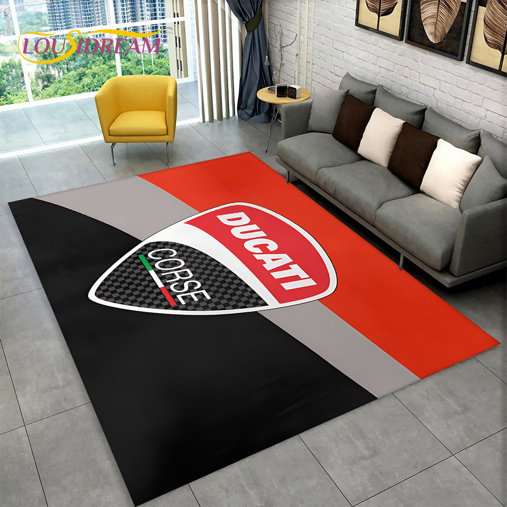 3D D-Ducati Pattern Area Rug L - Commercial Kitchen Non Slip Flooring 评论和价格