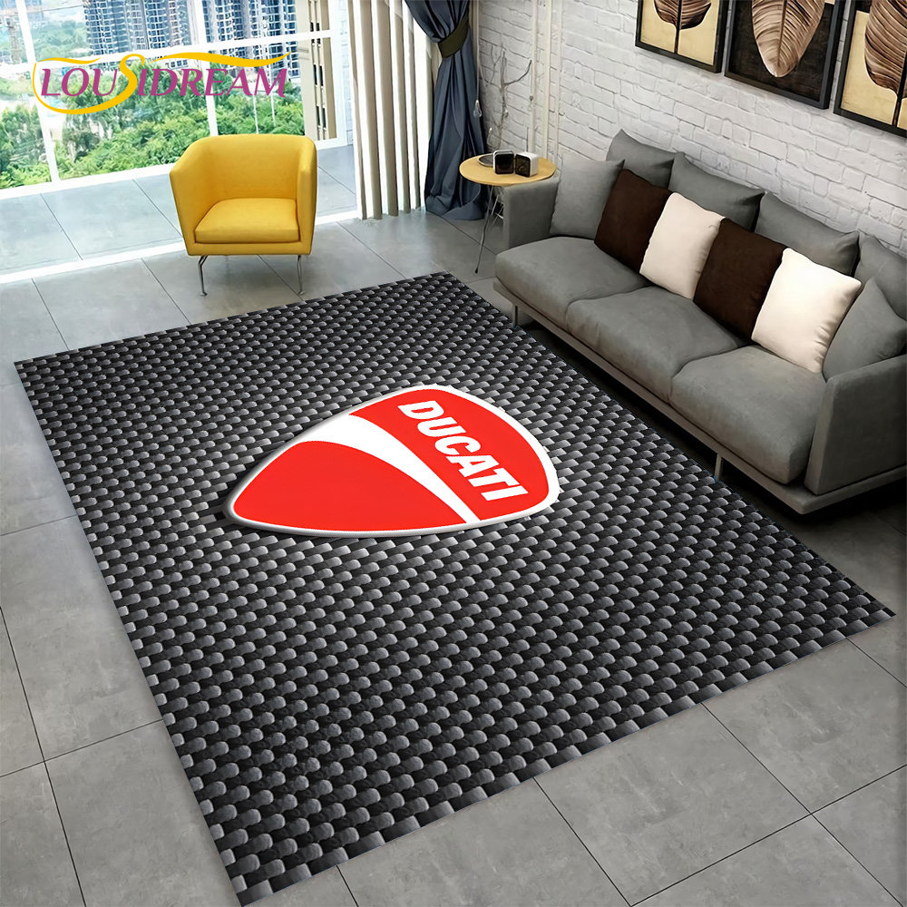 3D D-Ducati Pattern Area Rug L - Commercial Kitchen Non Slip Flooring 评论和价格