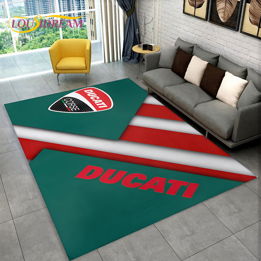 3D D-Ducati Pattern Area Rug L - Commercial Kitchen Non Slip Flooring 评论和价格