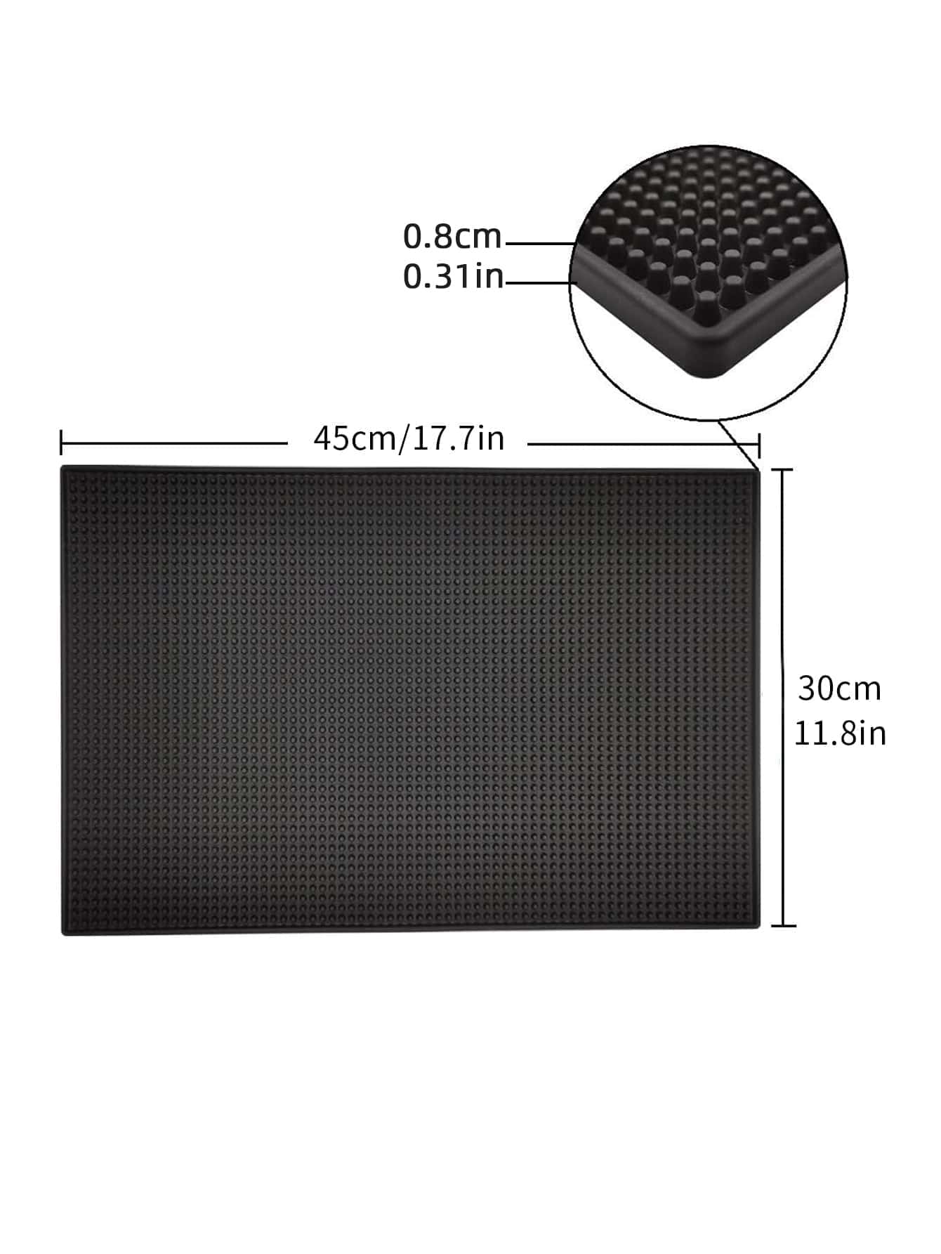 Bar Mat 17.7 x 11.8 in Thick D - Commercial Kitchen Mats 评论和价格