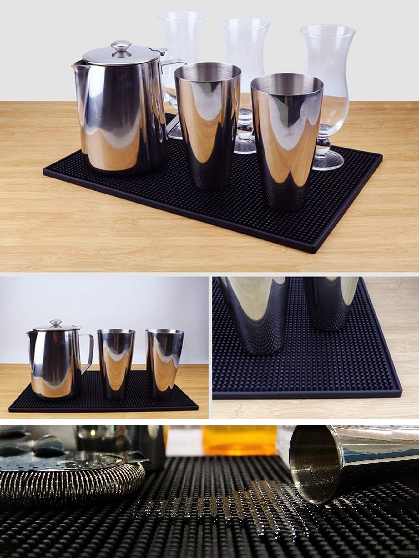 Bar Mat 17.7 x 11.8 in Thick D - Commercial Kitchen Mats 评论和价格