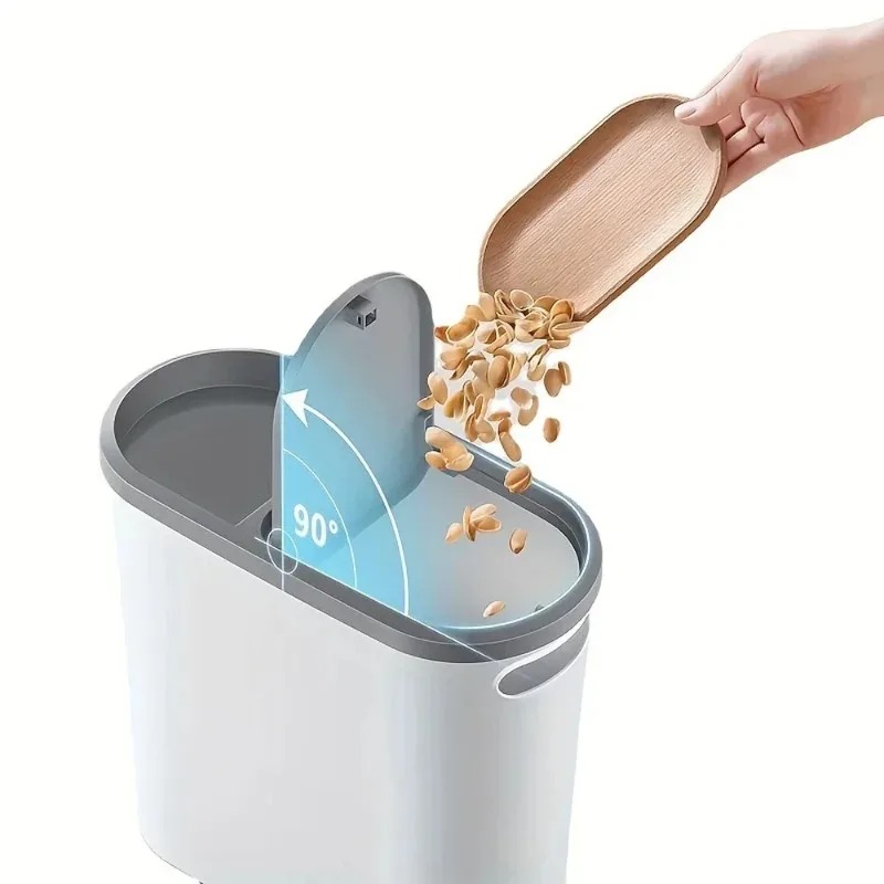 Press Type Trash Can With Lid  - Commercial Kitchen Bin 评论和价格