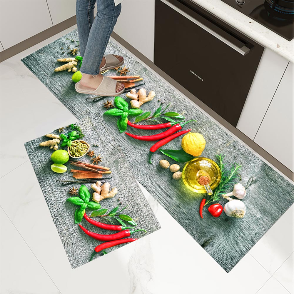 1PC Vegetable Grains Spices Ki - Commercial Kitchen Mats 评论和价格