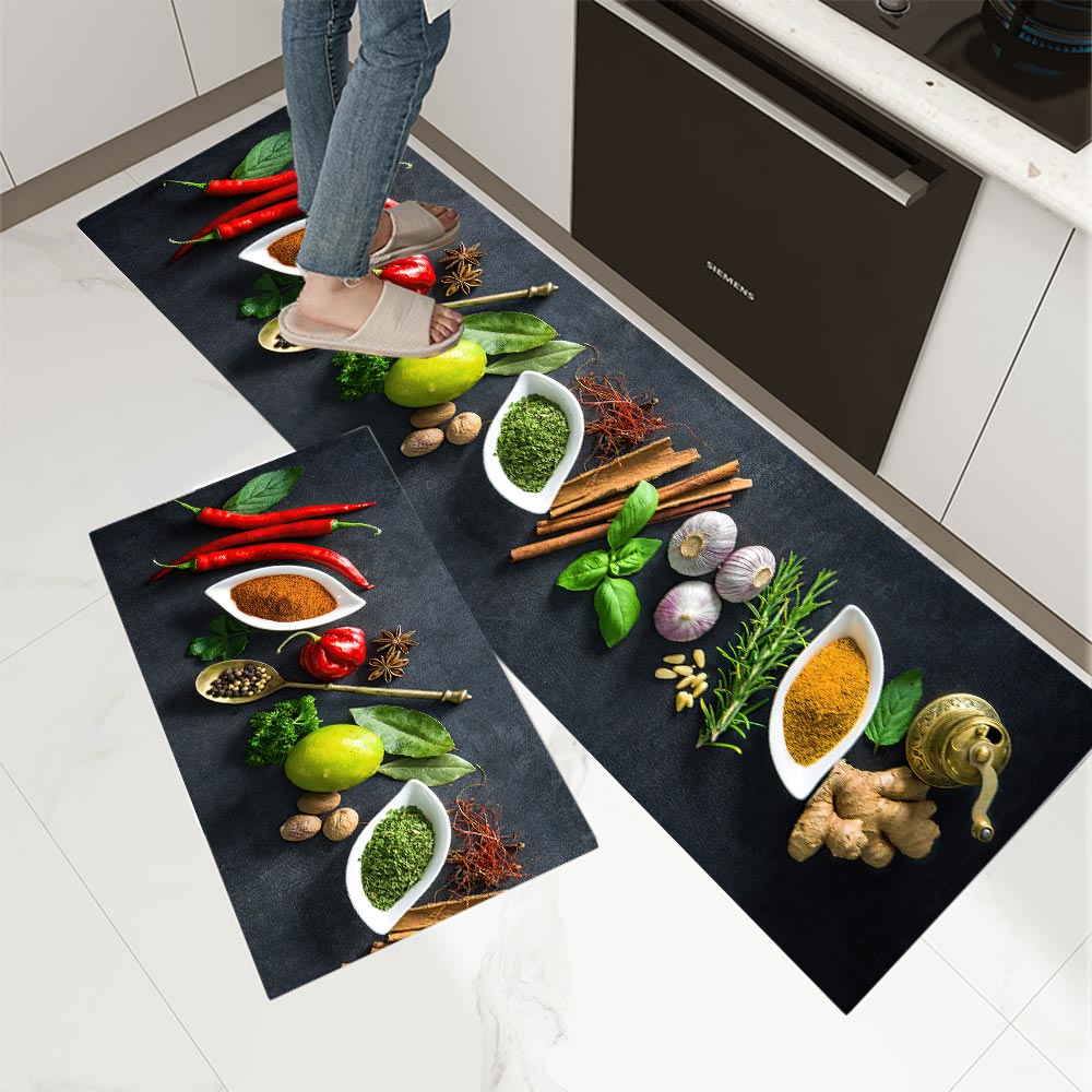 1PC Vegetable Grains Spices Ki - Commercial Kitchen Mats 评论和价格
