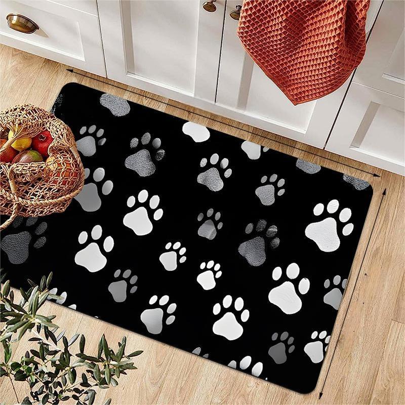 Animal Paw Print Carpet Mat Ru - Commercial Kitchen Non Slip Flooring 评论和价格