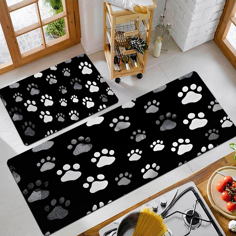 Animal Paw Print Carpet Mat Ru - Commercial Kitchen Non Slip Flooring 评论和价格