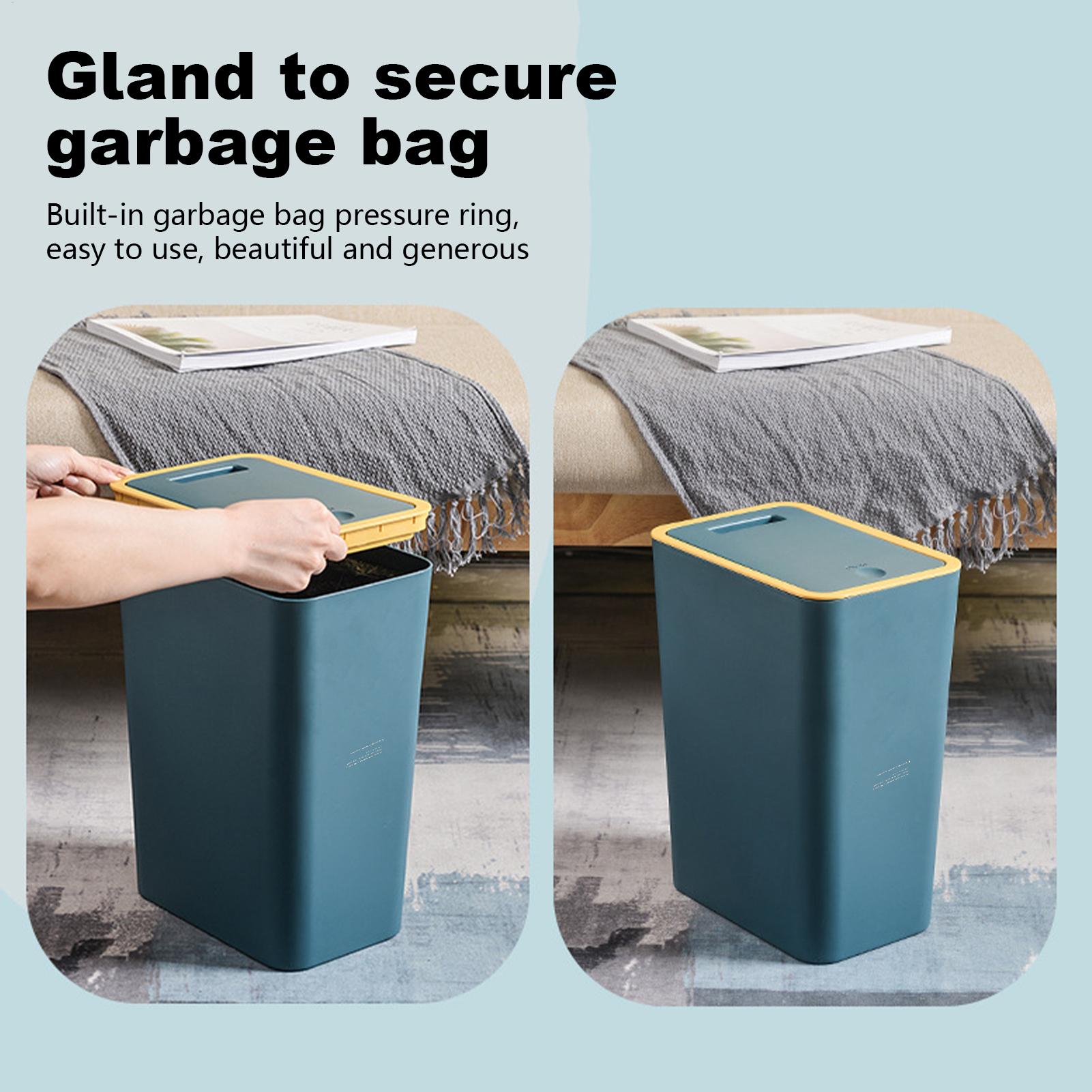 Bathroom Trash Can with Press  - Commercial Kitchen Bin 评论和价格